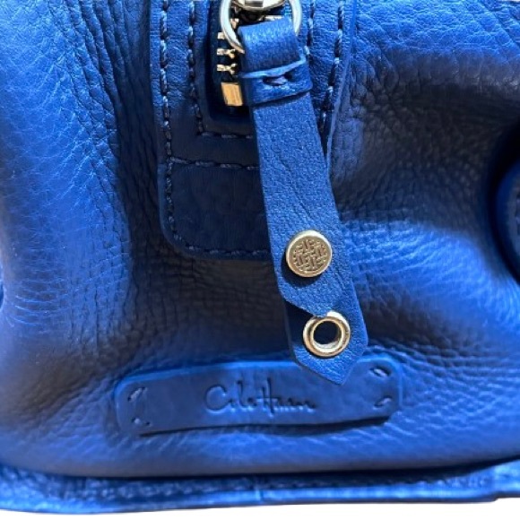 Cole Haan leather shoulder bag blue - Picture 7 of 13